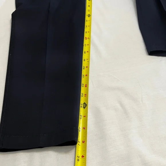 Talbots Dark Navy Girlfriend Chino Petites 12P Relaxed Straight Leg Pant Office - Picture 5 of 10